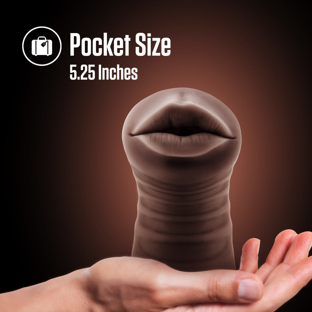 Brown male masturbator with a tight, nubbed canal, vibrating bullet, and lifelike X5® Plus material for intense sensations.
Keywords: male stroker, vibrating stroker, Krystal masturbator, tight canal stroker, vibrating bullet, X5® Plus material, open-ended masturbator, lifelike male toy, portable male stroker, realistic sensations, hybrid lube compatible, compact masturbator, AI-inspired sex toy