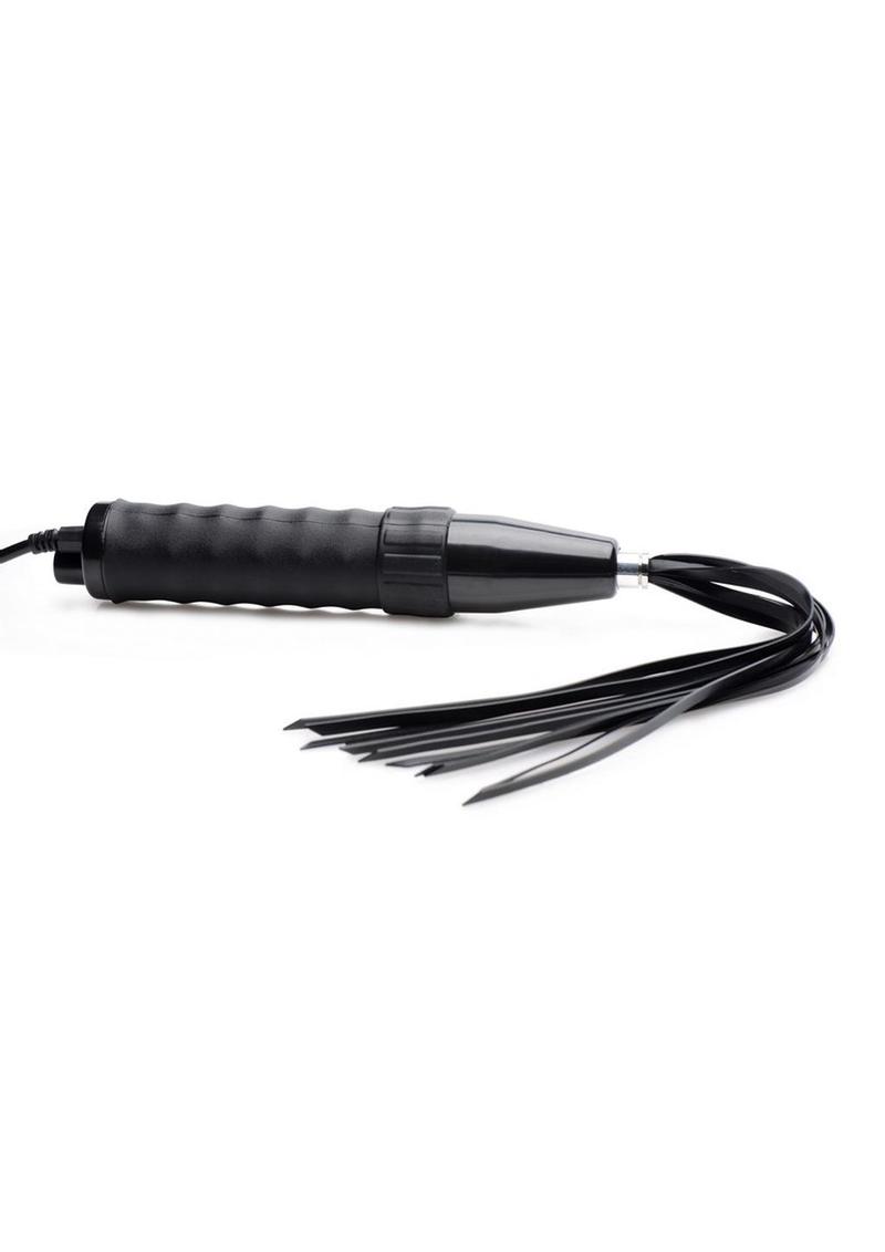 Zeus Electrosex Twilight E-Stim Silicone Flogger - Black
Extreme Twilight Flogger Silicone eStim Attachment for Zeus Twilight Violet Wand, delivers shocks with every swing.
Violet Wand flogger, silicone electrosex flogger, eStim flogger attachment, violet wand flogger, BDSM electro play, impact toy with electrostimulation, Zeus Twilight Wand attachment, silicone BDSM flogger, travel-friendly flogger.