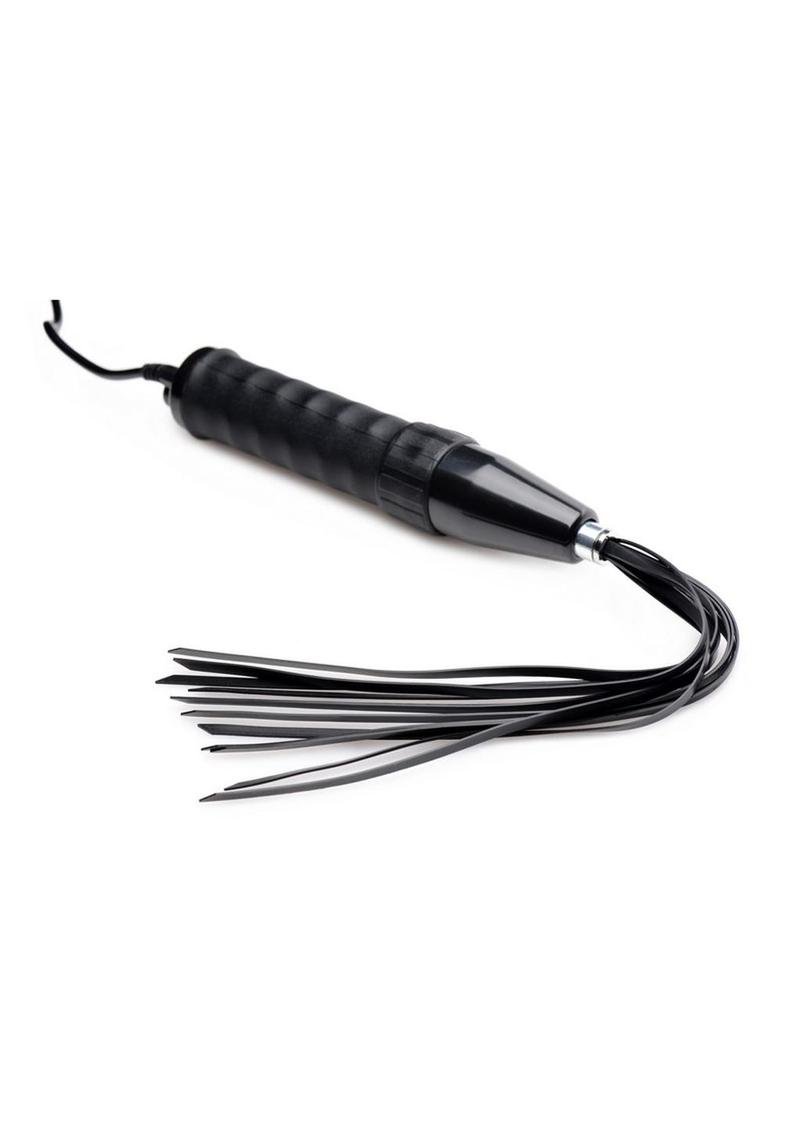 Zeus Electrosex Twilight E-Stim Silicone Flogger - Black
Extreme Twilight Flogger Silicone eStim Attachment for Zeus Twilight Violet Wand, delivers shocks with every swing.
Violet Wand flogger, silicone electrosex flogger, eStim flogger attachment, violet wand flogger, BDSM electro play, impact toy with electrostimulation, Zeus Twilight Wand attachment, silicone BDSM flogger, travel-friendly flogger.