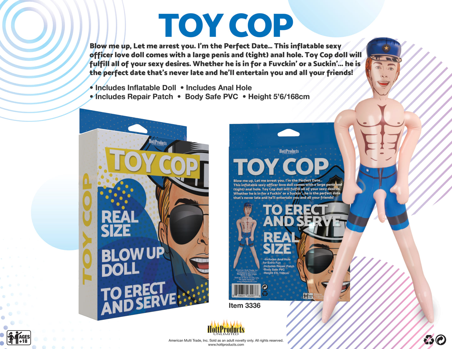 Inflatable Cop Doll