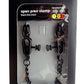 Blackline Adjustable Open Wide Nipple Clamps