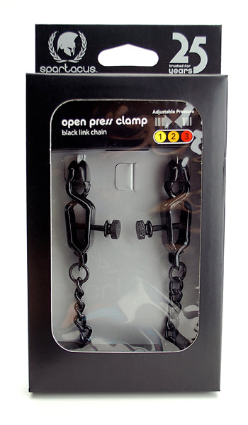 Blackline Adjustable Open Wide Nipple Clamps