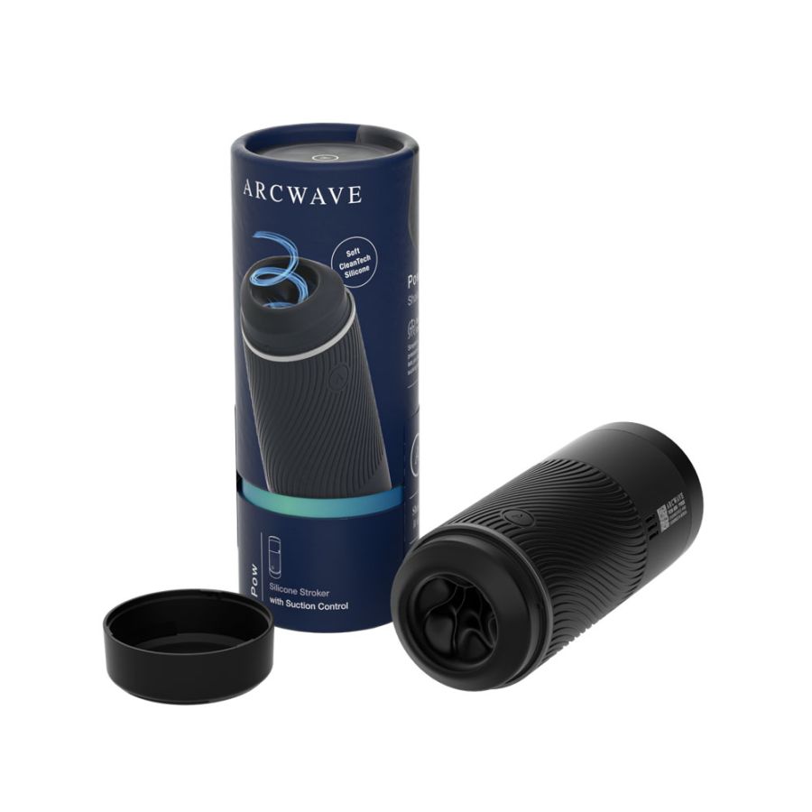 Arcwave Pow manual stroker with Suction Control, CleanTech Silicone, dual entry, and quick-dry ventilation lids.
Keywords: manual stroker, silicone stroker, Suction Control stroker, CleanTech Silicone sleeve, dual-entry stroker, portable male masturbator, hygienic stroker, premium manual stroker, waterproof stroker, natural suction stroker, travel-friendly stroker.