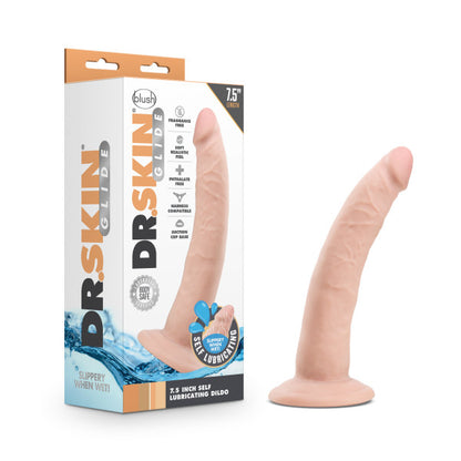 7.5" Dr. Skin Self Lubricating Dildo