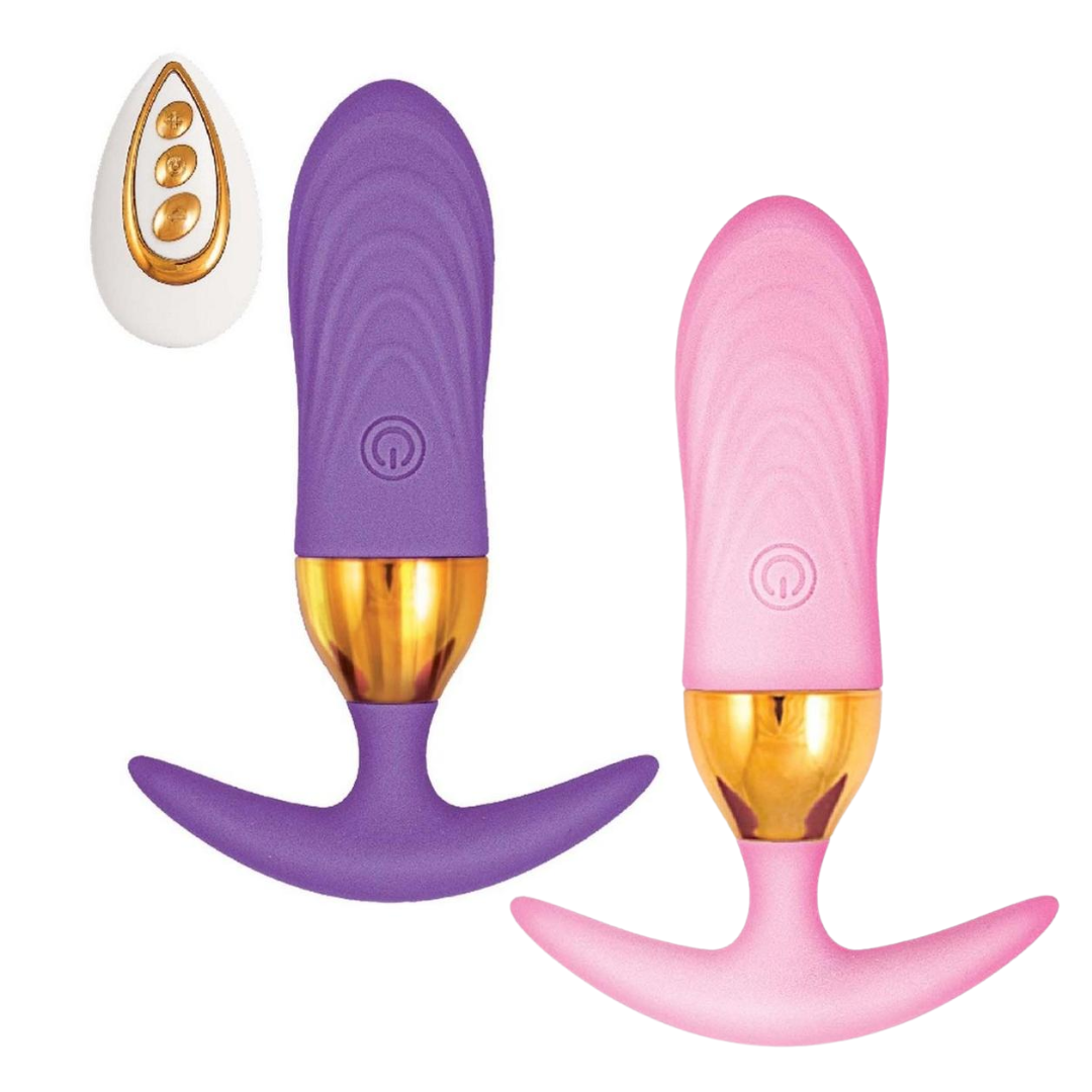 The Beat Magic Power Plug, available in pink or purple, is a waterproof, rechargeable anal plug with 10 vibration modes, a rippled texture, and a glow-in-the-dark remote for discreet, customizable pleasure.

Beat Magic Power Plug in pink or purple, rippled texture, waterproof, 10 vibration modes, glow-in-the-dark remote, rechargeable.