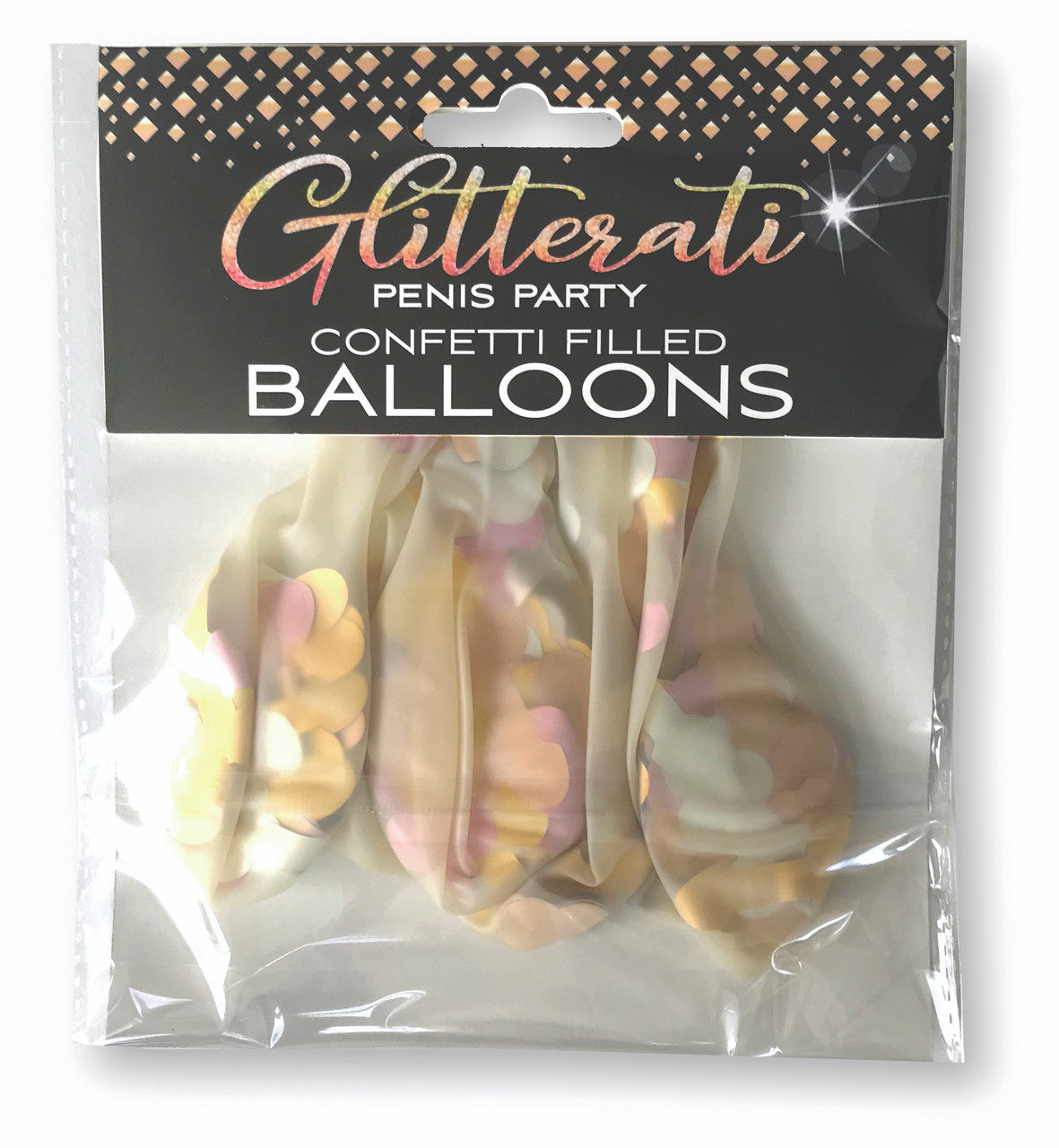 Glitterati: Penis Confetti Balloons
