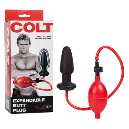 COLT Expandable Butt Plug, inflatable latex design, with squeeze bulb and quick-release valve.

inflatable anal plug, latex butt plug, expandable plug for anal play, waterproof butt plug, anal toy for fullness, COLT anal plug, customizable anal plug, phthalate-free butt plug, beginner inflatable plug.