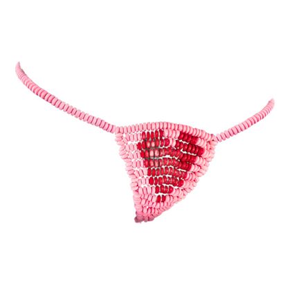 Candy G-String with heart-shaped design, edible candy beads, and stretchy elastic for a one-size-fits-most fit, perfect for playful bedroom fun.

Candy G-String, edible lingerie, heart-shaped candy underwear, wearable candy treat, romantic Valentine’s Day gift, erotic candy panties, bedroom fun lingerie, one-size-fits-all edible lingerie, sexy candy gift.