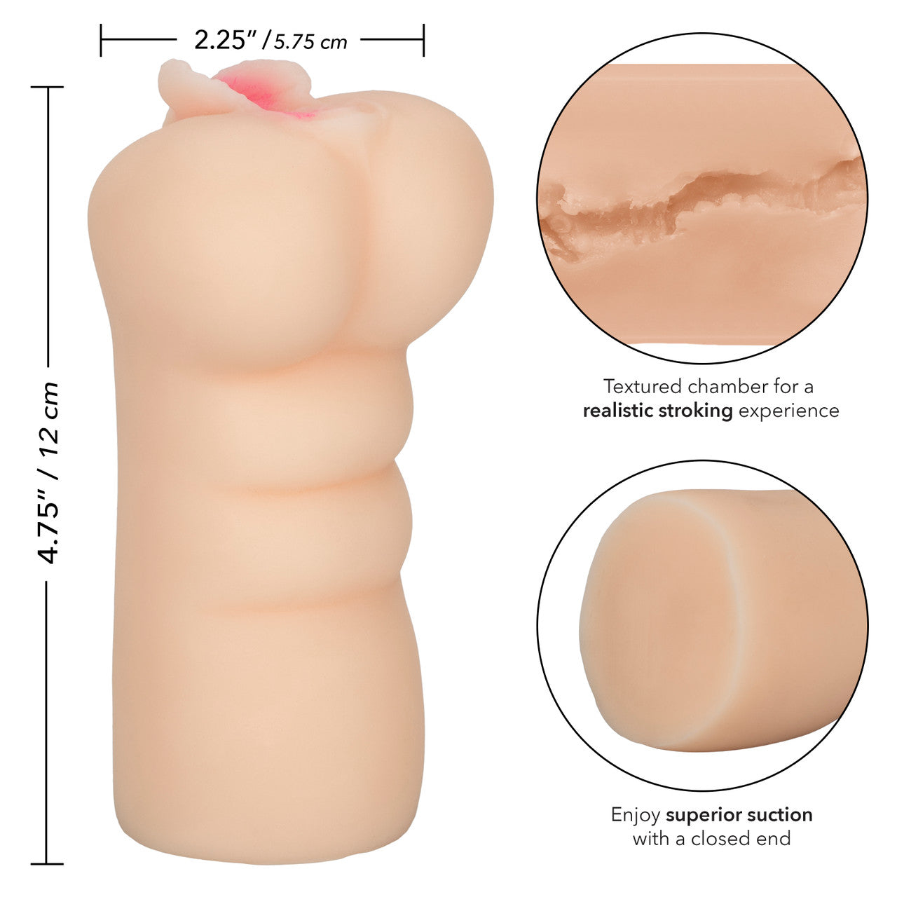 Cheap Thrills® The Farm Girl Stroker with realistic PureSkin® TPE, textured chamber, and compact waterproof design for lifelike pleasure.

Cheap Thrills Farm Girl stroker, CalExotics stroker, realistic TPE stroker, lifelike pussy stroker, textured masturbator sleeve, compact travel stroker, waterproof stroker, beginner-friendly male toy, phthalate-free stroker, discreet stroker.