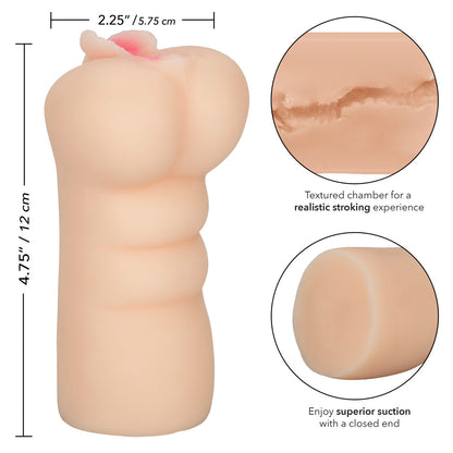 Cheap Thrills® The Farm Girl Stroker with realistic PureSkin® TPE, textured chamber, and compact waterproof design for lifelike pleasure.

Cheap Thrills Farm Girl stroker, CalExotics stroker, realistic TPE stroker, lifelike pussy stroker, textured masturbator sleeve, compact travel stroker, waterproof stroker, beginner-friendly male toy, phthalate-free stroker, discreet stroker.