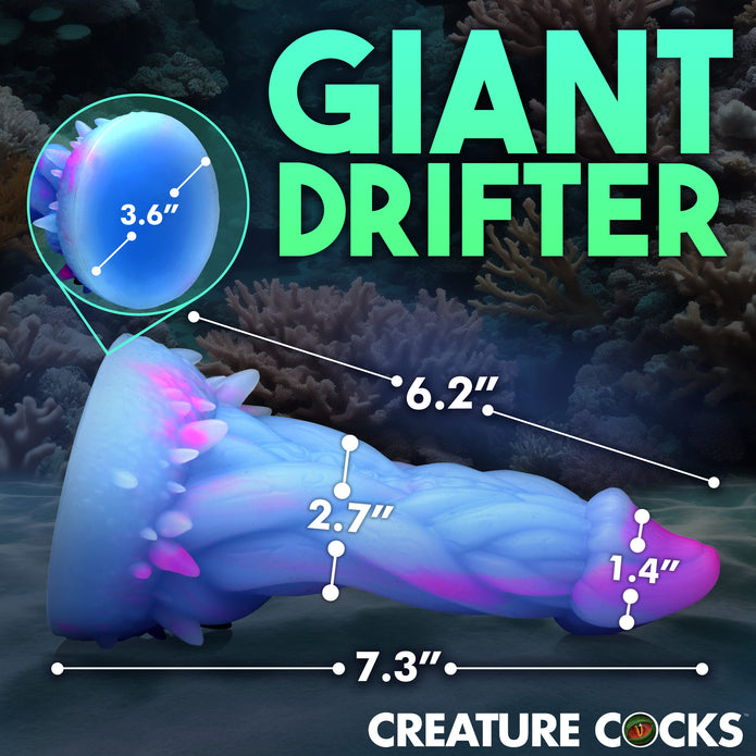 Creature Cocks Nomura Jellyfish Silicone Dildo - Blue/Pink
Pale blue and pink jellyfish dildo with a textured shaft, mushroom-shaped head, suction-cup base, and soft spiked bottom for fantasy roleplay. 
jellyfish dildo, fantasy dildo, silicone fantasy dildo, suction cup dildo, harness-compatible dildo, textured dildo, underwater roleplay toy, premium silicone dildo, Creature Cocks dildo, Nomura Jellyfish sex toy