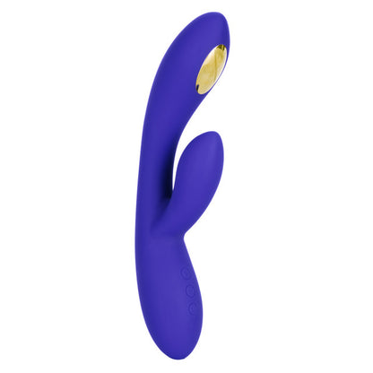 Impulse™ Intimate E-Stimulator Dual Wand with 7 vibrations, 5 e-stim modes, and a contoured silicone design.
E-Stimulator Dual Wand, rabbit massager, vibrating and e-stim wand, dual stimulation vibrator, pelvic floor stimulator, electro-stimulation rabbit, body-safe silicone vibrator, rechargeable e-stim wand, waterproof rabbit massager, dual wand with e-stim.