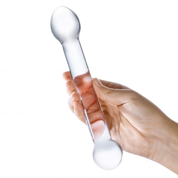 7" Gläs: Curved Glass G Spot Stimulator