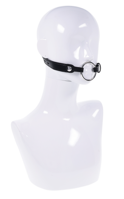 Edge ring gag, interchangeable ring gag, stainless steel gag, adjustable BDSM gag, versatile BDSM accessory, customizable ring gag, gag for power play