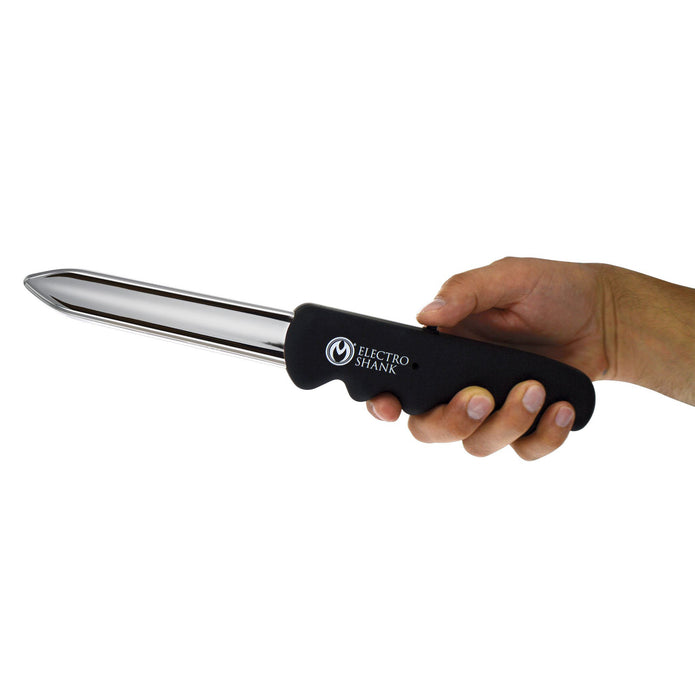Electro Shank Electro Shock Blade with handle, intense electric shocks, and easy-to-use controls.

Electro Shank, electro shock blade, prod-style shock device, BDSM electro play, intense electric shock toy, shock blade with handle, electrosex gear, battery-operated shock device, electroshock BDSM toy, dom and sub electric play.