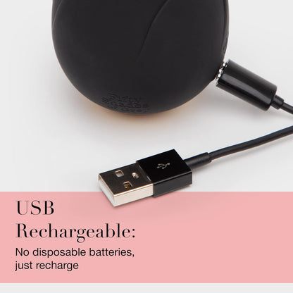 Black rose clitoral suction stimulator with Pleasure Air Technology, 6 speeds, 4 patterns, waterproof, rechargeable, body-safe silicone.
Fifty Shades of Gray Rose, clitoral suction toy, Pleasure Air Technology, rose clitoral stimulator, waterproof rose toy, rechargeable rose vibrator, 6 intensity levels, body-safe silicone, discreet suction vibrator, luxury adult toy.