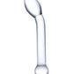 8" Gläs: Slimline G Spot Glass Dildo