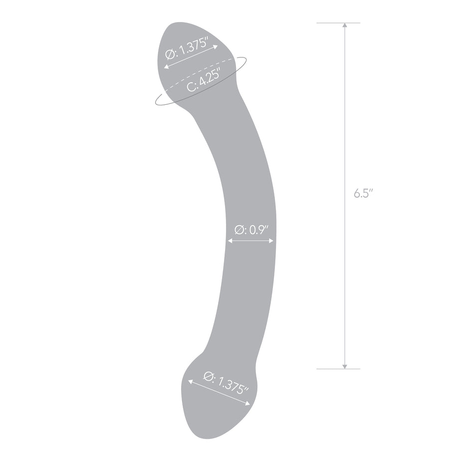 Purple double-ended glass dildo with ribbed and nubbed textures, bulbous tips, and hypoallergenic, fracture-resistant design for versatile pleasure.

Gläs Double Trouble dildo, 7.25-inch glass dildo, purple glass dildo, double-ended dildo, ribbed glass dildo, nubbed glass dildo, hypoallergenic dildo, temperature play glass dildo, fracture-resistant double dildo, handblown glass toy