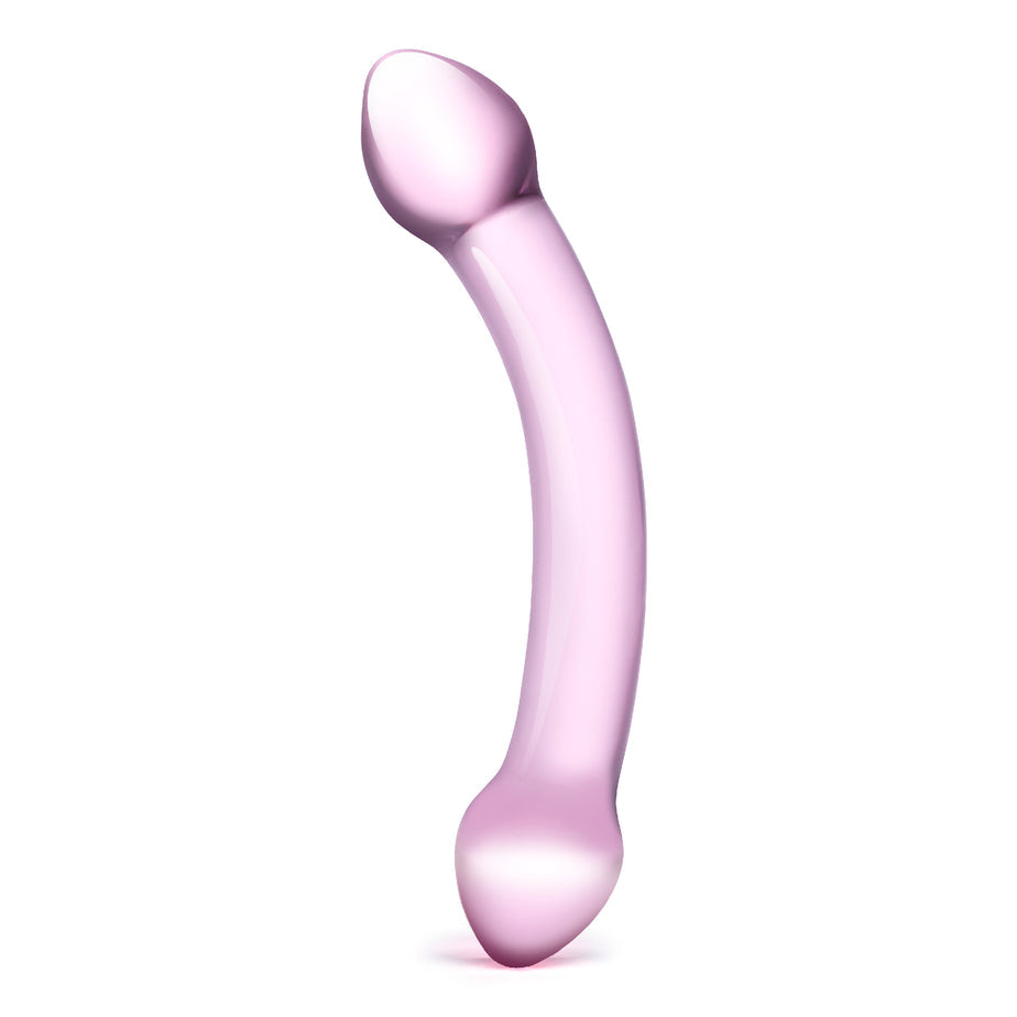 Purple double-ended glass dildo with ribbed and nubbed textures, bulbous tips, and hypoallergenic, fracture-resistant design for versatile pleasure.

Gläs Double Trouble dildo, 7.25-inch glass dildo, purple glass dildo, double-ended dildo, ribbed glass dildo, nubbed glass dildo, hypoallergenic dildo, temperature play glass dildo, fracture-resistant double dildo, handblown glass toy