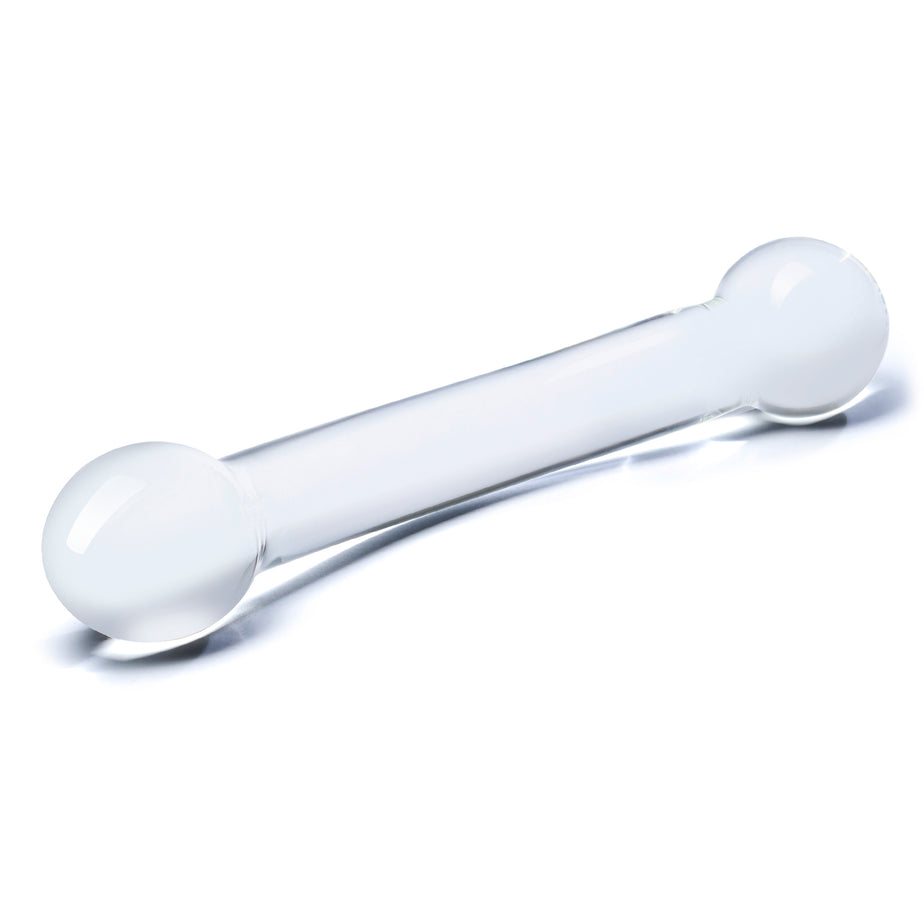 7-inch curved glass G-spot stimulator with a bulbous tip and handle, fracture-resistant, hypoallergenic, temperature-responsive, and perfect for G-spot or P-spot play.

Gläs curved glass stimulator, 7-inch glass G-spot toy, curved G-spot glass dildo, temperature-responsive glass toy, P-spot glass stimulator, hypoallergenic glass dildo, bulbous glass G-spot toy, fracture-resistant glass dildo, handblown glass stimulator, versatile glass sex toy