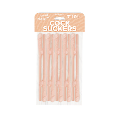 10 Pack Cock Suckers Pecker Straws