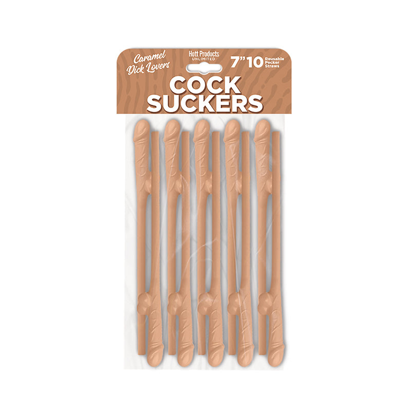 10 Pack Cock Suckers Pecker Straws