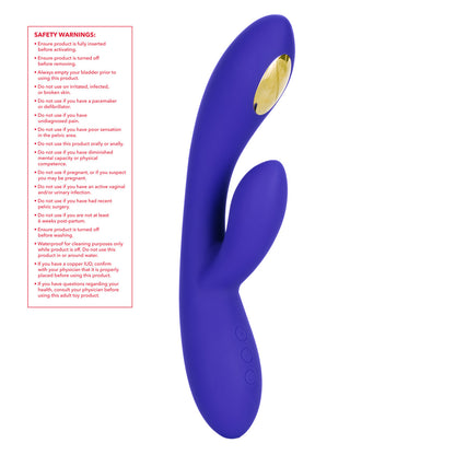 Impulse™ Intimate E-Stimulator Dual Wand with 7 vibrations, 5 e-stim modes, and a contoured silicone design.
E-Stimulator Dual Wand, rabbit massager, vibrating and e-stim wand, dual stimulation vibrator, pelvic floor stimulator, electro-stimulation rabbit, body-safe silicone vibrator, rechargeable e-stim wand, waterproof rabbit massager, dual wand with e-stim.