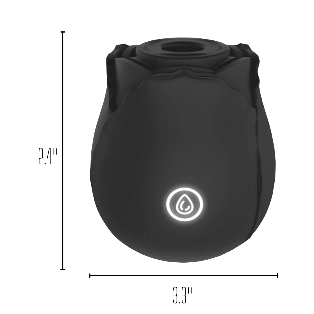 The Rose Rechargeable Silicone Clitoral Stimulator | Inya