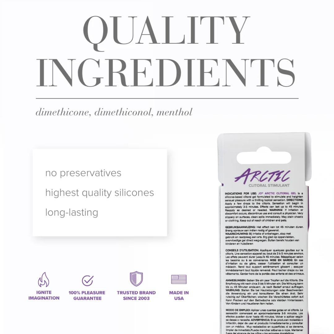 JO Artic Silicone Clitoral Stimulant Gel