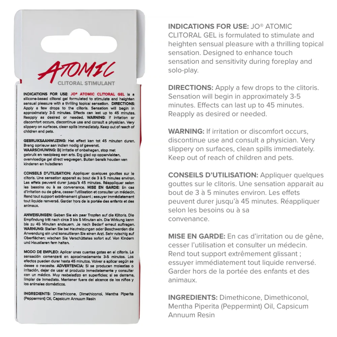 JO Atomic Silicone Clitoral Stimulant Gel