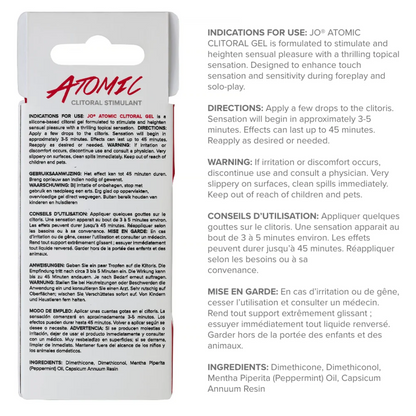 JO Atomic Silicone Clitoral Stimulant Gel