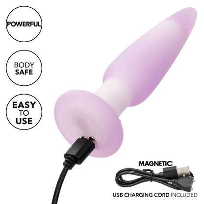 Lavender Haze™ Slender Probe: Slim silicone vibrating probe with 10 functions, waterproof, rechargeable, and memory chip for personalized pleasure.