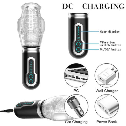 Male Rose 3 Thrusting, Rotating, Vibrating Masturbator with transparent design and detachable sleeve.

Male Rose 3, thrusting penis masturbator, vibrating male toy, rotating masturbation cup, oral sex simulator, rechargeable male masturbator, transparent masturbator cup, realistic male toy, penis training device, waterproof sleeve masturbator.