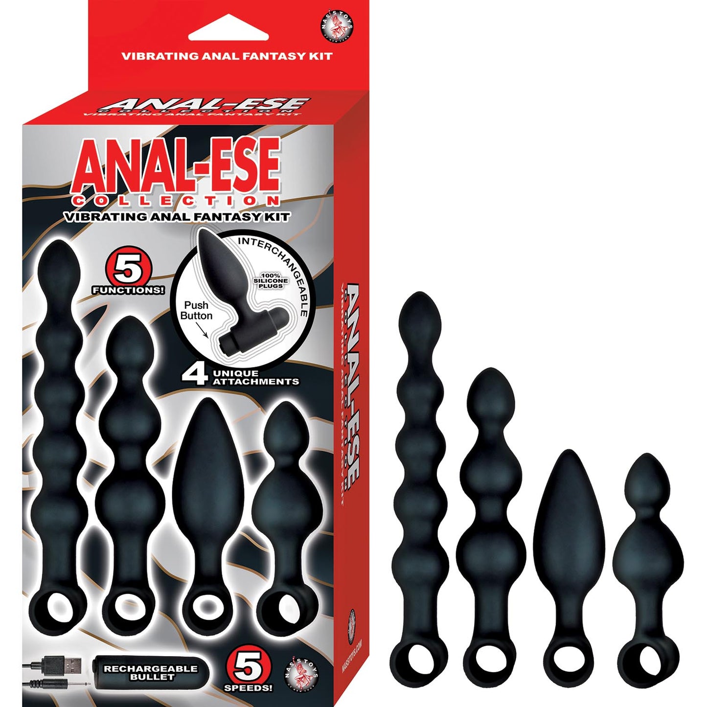 Anal-Ese: Collection Vibrating Anal Fantasy Kit
