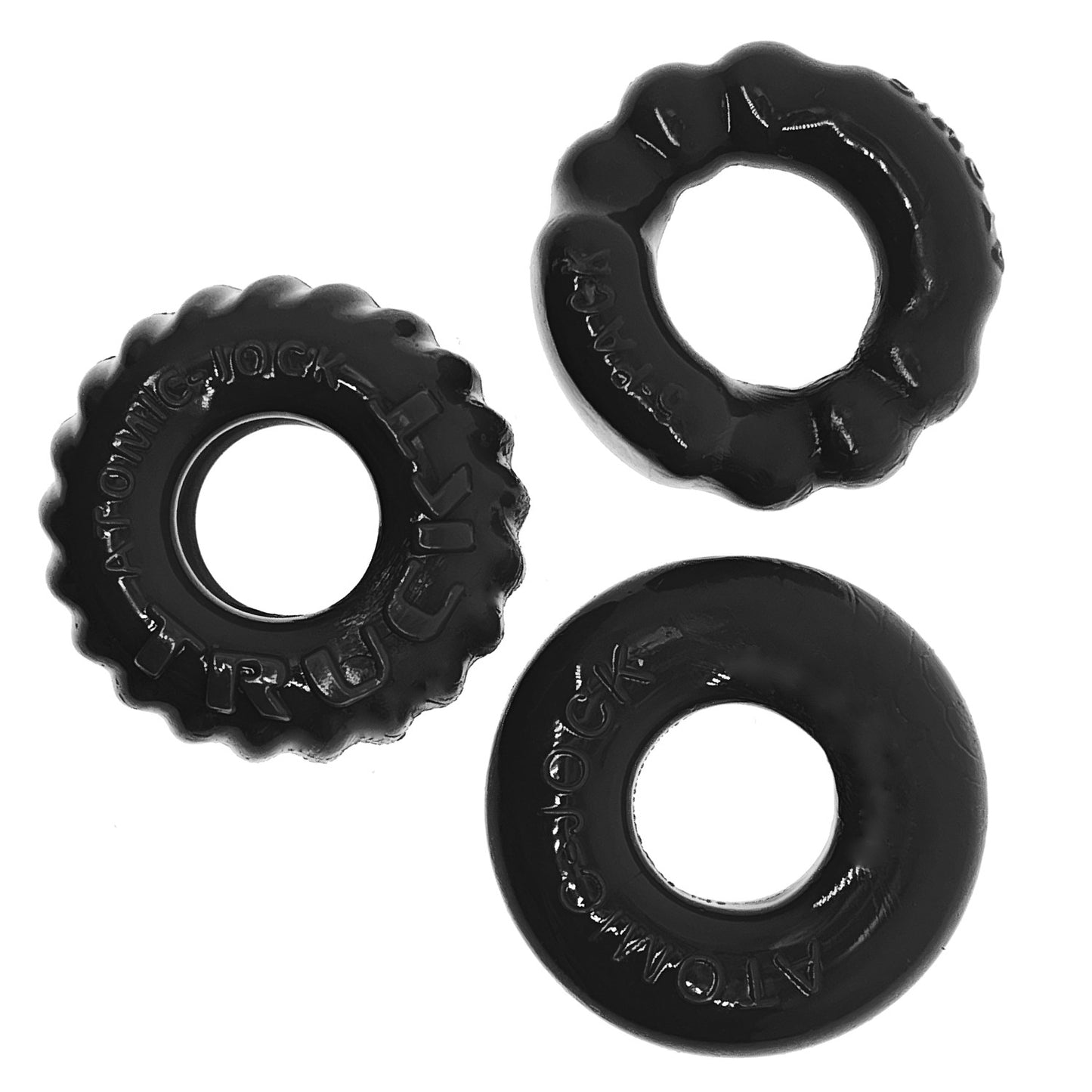 Oxballs: Bonemaker 3 Pack Boner Cock Ring (black)