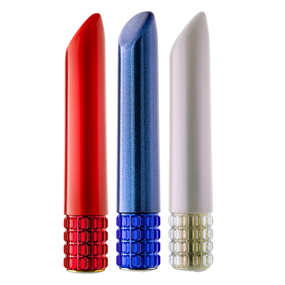 Oh My Gem Desire pocket-sized vibrator with 10 vibration modes, precision tip, waterproof design, and elegant gem detail.
Keywords: Oh My Gem Desire, pocket-sized vibrator, RumboTech™ vibrations, 10 vibration modes, waterproof vibe, USB rechargeable vibrator, precision tip vibrator, body-safe vibrator, travel-friendly vibrator, glamorous sex toy.