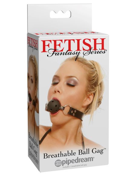 Fetish Fantasy: Breathable Ball Gag with Adjustable Strap