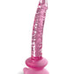 Icicles #86: Glass Dildo with Removeable Suction Cup Base