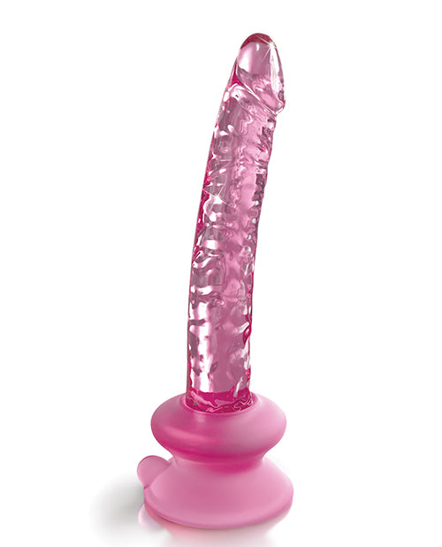 Icicles #86: Glass Dildo with Removeable Suction Cup Base