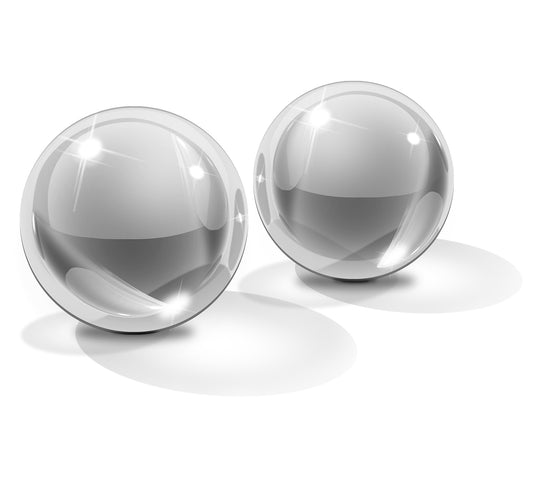 Icicles #42: Medium Glass Ben-wa Balls