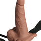 6" Fetish Fantasy Hollow Rechargeable Strap-on with Remote