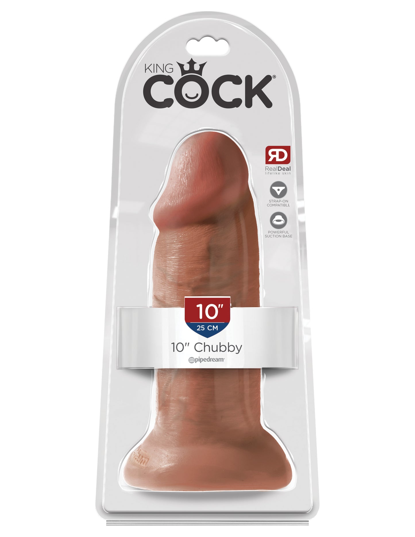 King Cock: 10" Chubby Dildo