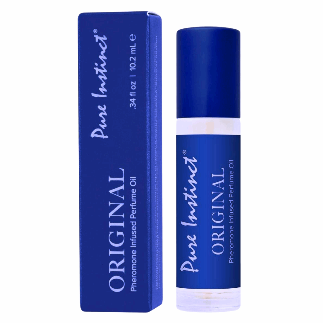 Pure Instinct "Original" pheromone-infused roll-on perfume, featuring mango, mandarin, honey, cinnamon, and white musk. Unisex and cruelty-free.

Pure Instinct Original, pheromone perfume, unisex roll-on fragrance, mango perfume, cinnamon and musk scent, clean beauty perfume, cruelty-free pheromone oil, TikTok viral fragrance, TSA travel-ready perfume, romantic connection scent.