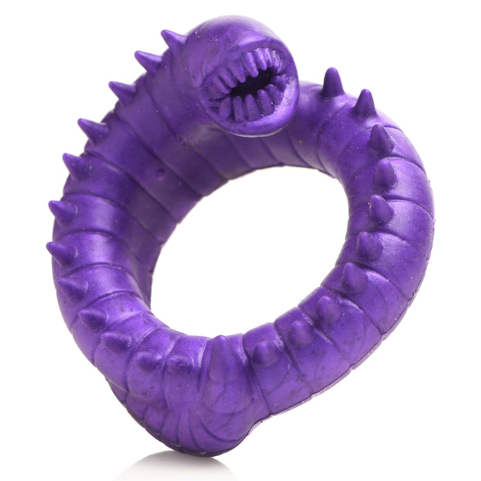 Purple spiked silicone C-ring for enhanced performance and fantasy play.

purple C-ring, fantasy cock ring, spiked cock ring, galactic cock ring, body-safe silicone, phthalate-free, stretchy C-ring, cock and ball ring, performance enhancer, cock ring for men, water-based lubricant safe, creature-inspired cock ring, alien cock ring.