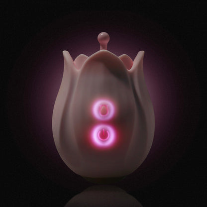 Pink rosebud silicone vibrator with 10 modes, 3 textured attachments, splashproof, USB rechargeable, and perfect for clitoral and nipple play.

Rose vibrator, silicone rose vibrator, rosebud attachments, clitoral stimulation, nipple stimulation, 10 vibration modes, USB rechargeable vibrator, splashproof massager, body-safe silicone, discreet vibrator, travel-friendly vibrator