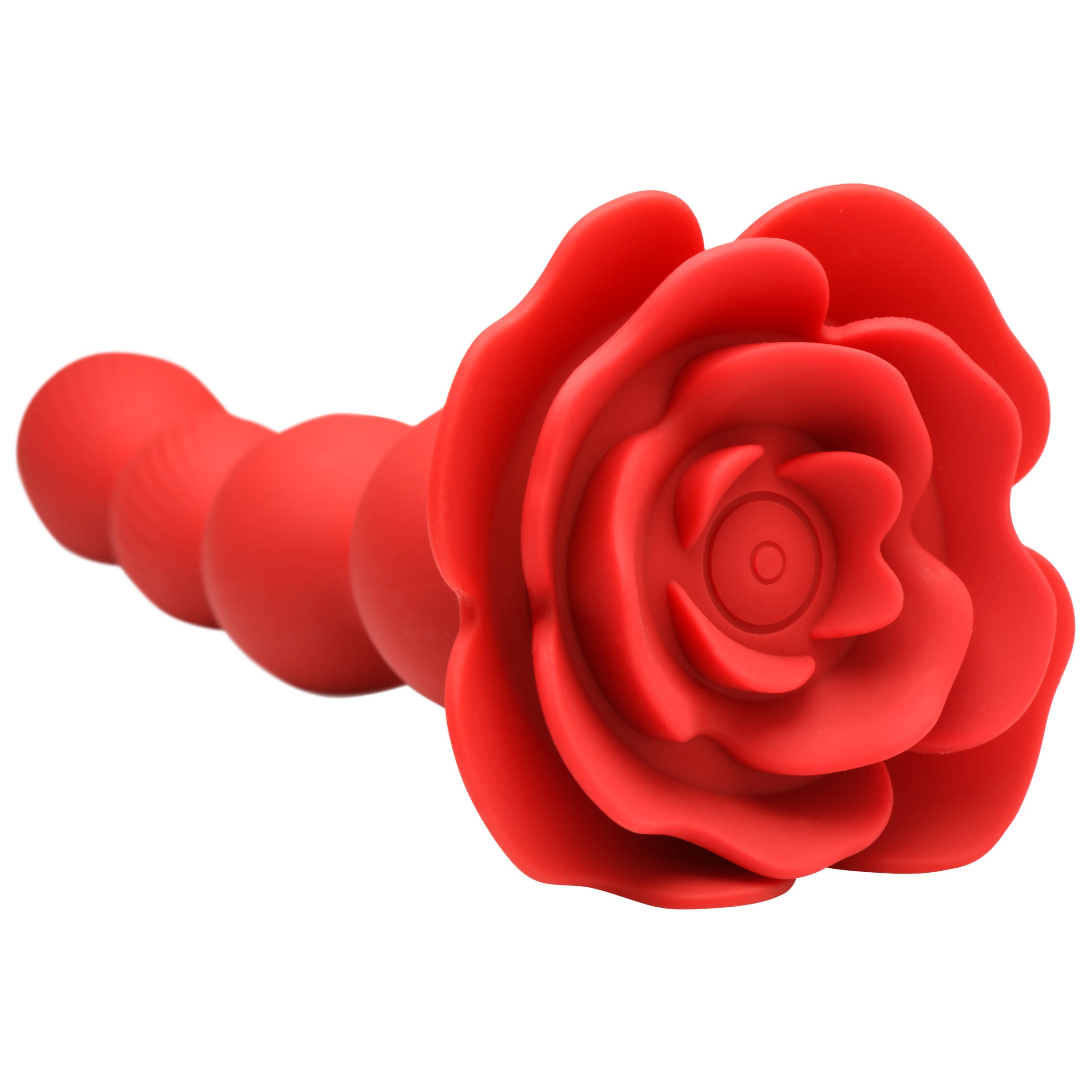 Rose Twirl 10X Vibrating & Rotating Silicone Anal Beads, featuring 3 speeds, 7 patterns, textured beads, premium silicone, and IPX6 waterproof design for body-safe backdoor pleasure
vibrating anal beads, rotating anal beads, silicone anal toy, textured anal beads, body-safe silicone, waterproof anal toy, rechargeable anal toy, anal beads for beginners, rose-themed adult toy