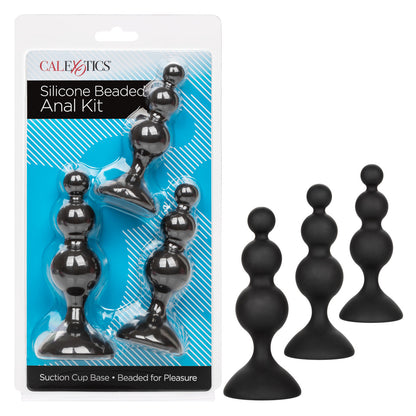 Anal Toys Silicone Beaded Butt Plug Kit