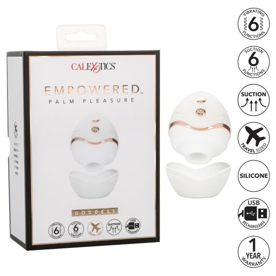 Empowered Palm Pleasure Goddess Clitoral Suction Stimulator