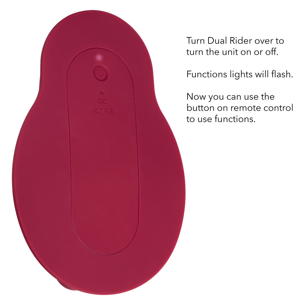 Dual Rider Remote Control Thrust and Grind Massager