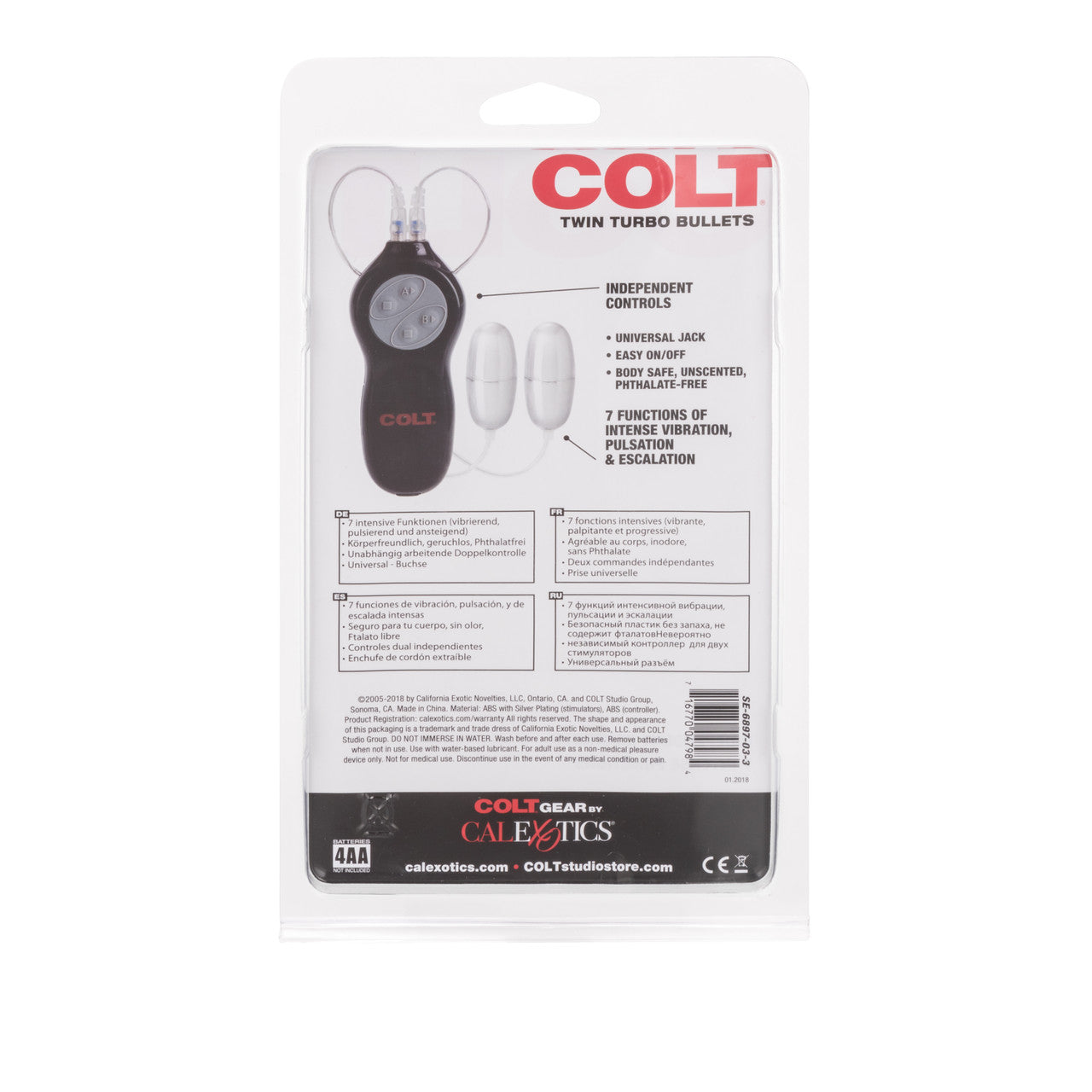 Colt: 7 Function Twin Bullets Vibrators